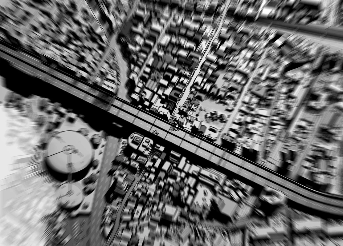 One Punch Man Manga Chapter 21 page 6 - Giant Meteor scene