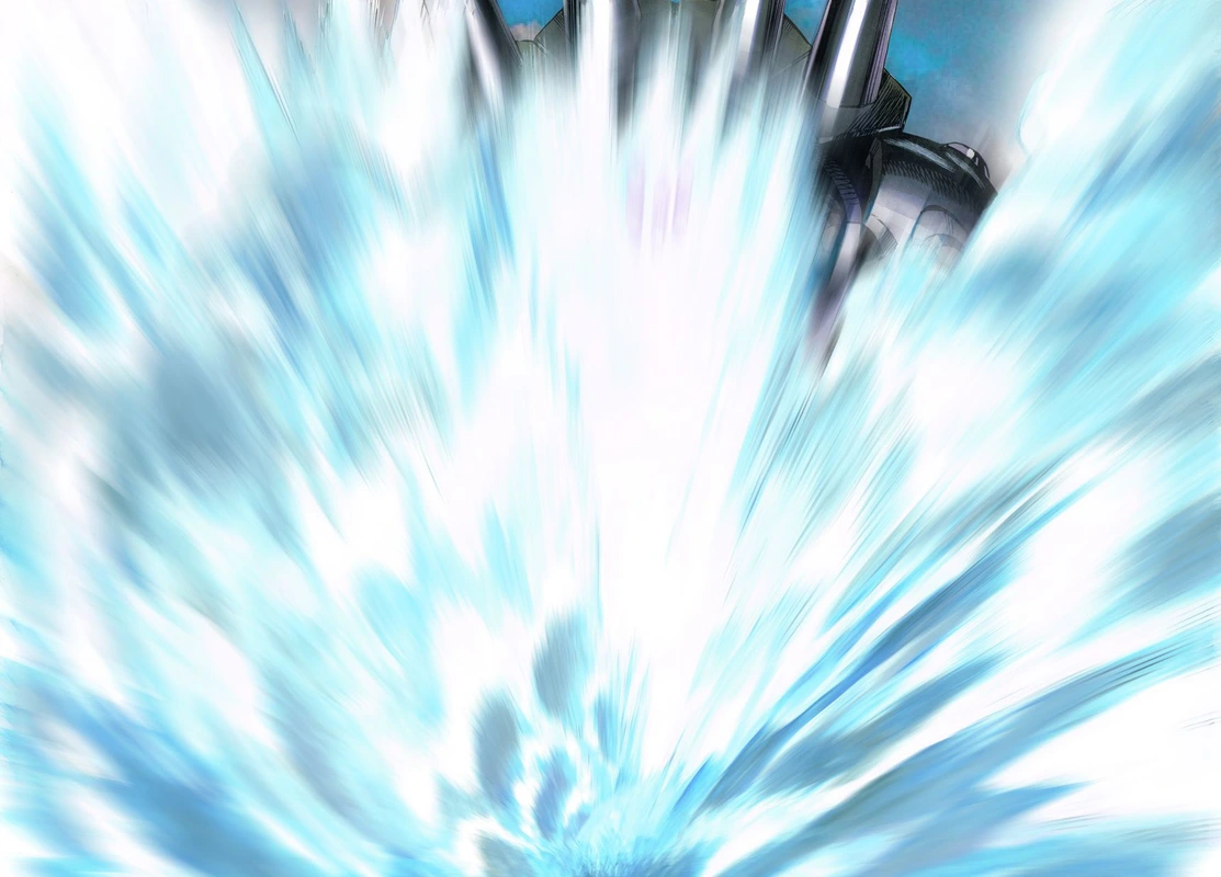 One Punch Man Manga Chapter 21 page 61 - Giant Meteor scene