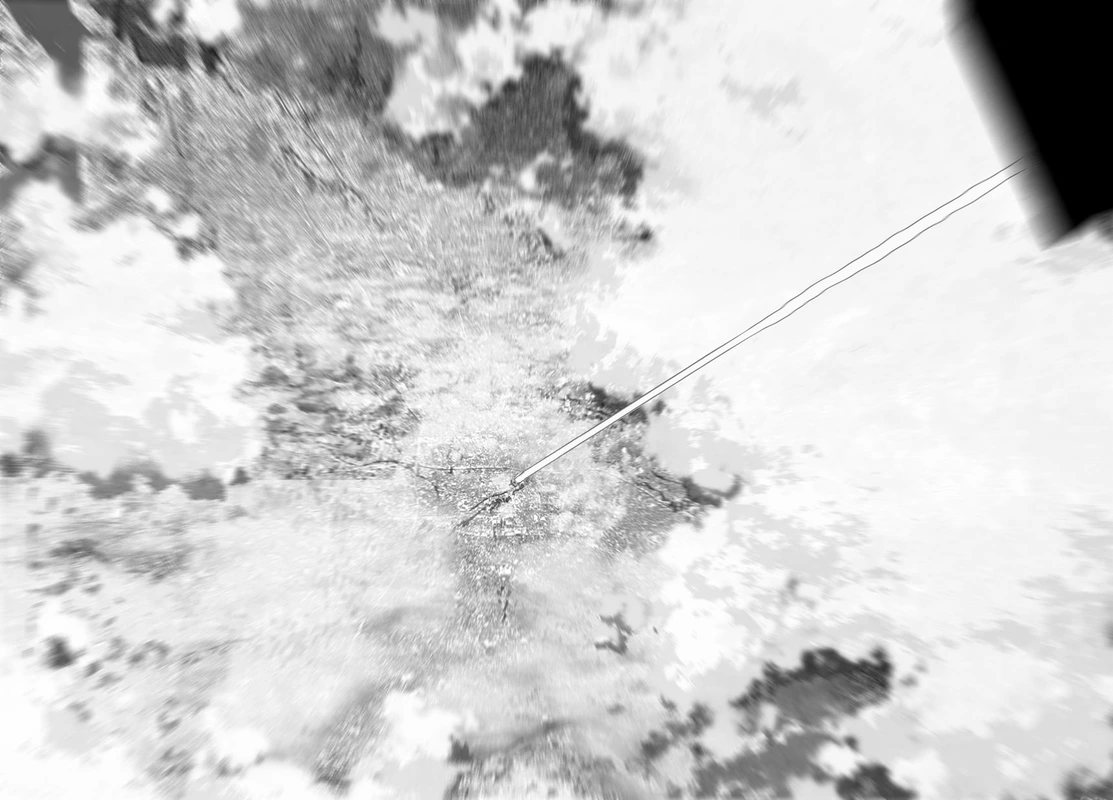 One Punch Man Manga Chapter 21 page 9 - Giant Meteor scene