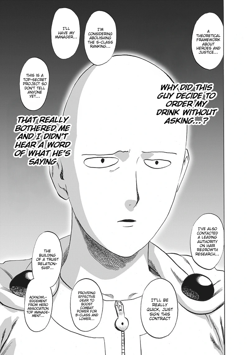 One Punch Man Manga Chapter 210 page 14 - Intensive Training Camp scene