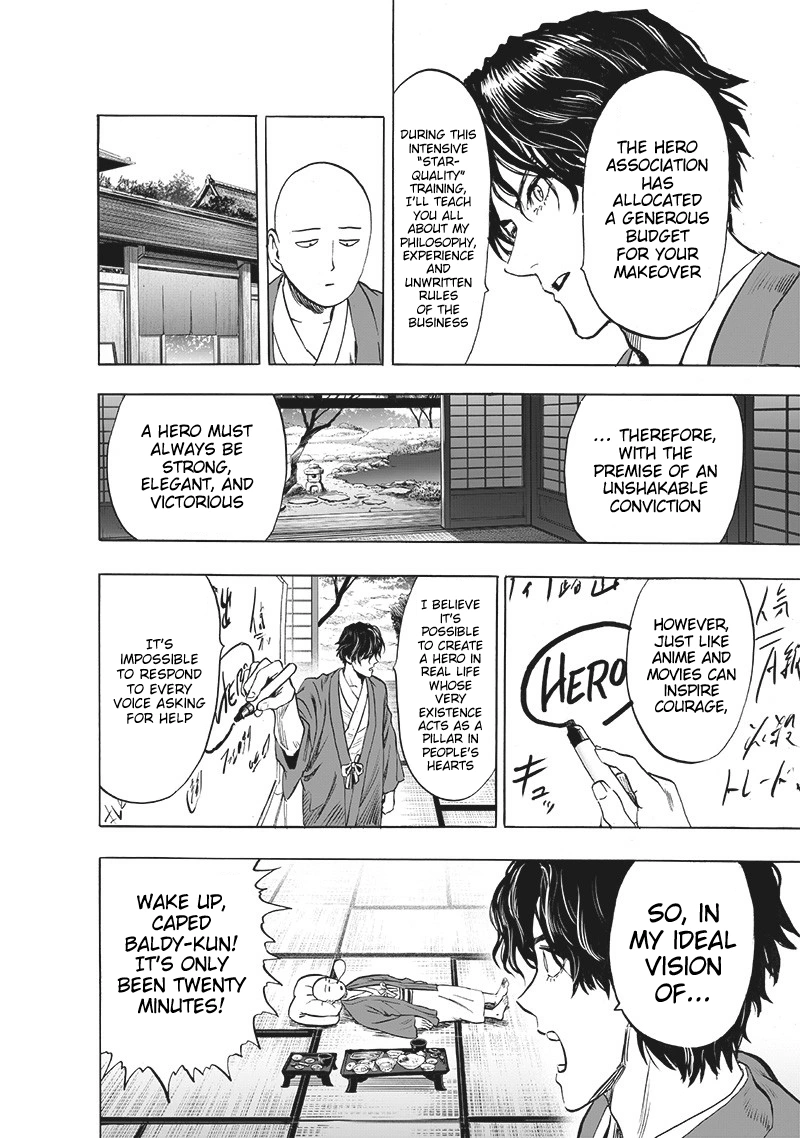 One Punch Man Manga Chapter 210 page 17 - Intensive Training Camp scene