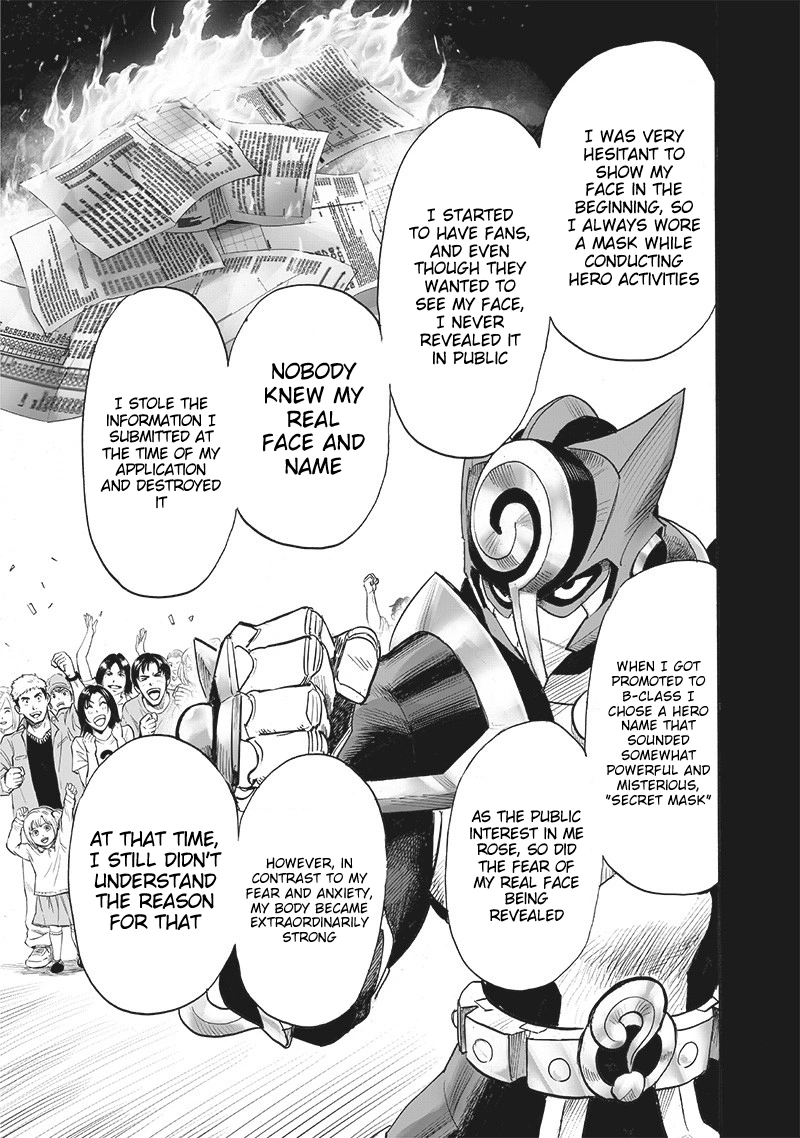 One Punch Man Manga Chapter 211 page 16 - Handsomely Masked Sweet Mask scene