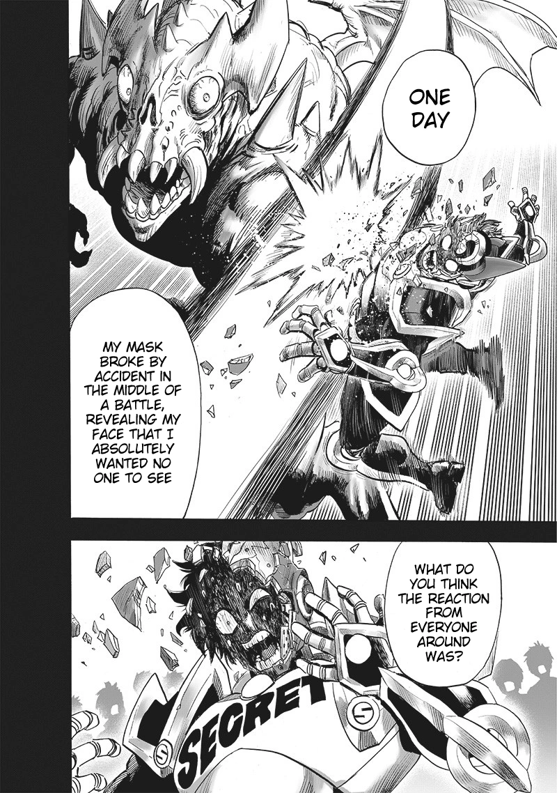 One Punch Man Manga Chapter 211 page 17 - Handsomely Masked Sweet Mask scene
