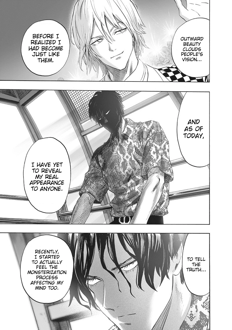 One Punch Man Manga Chapter 212 page 4 - We're All Human After All scene