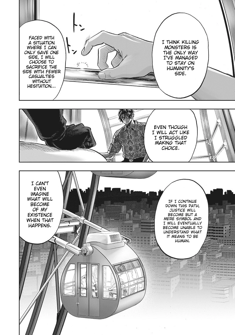 One Punch Man Manga Chapter 212 page 5 - We're All Human After All scene