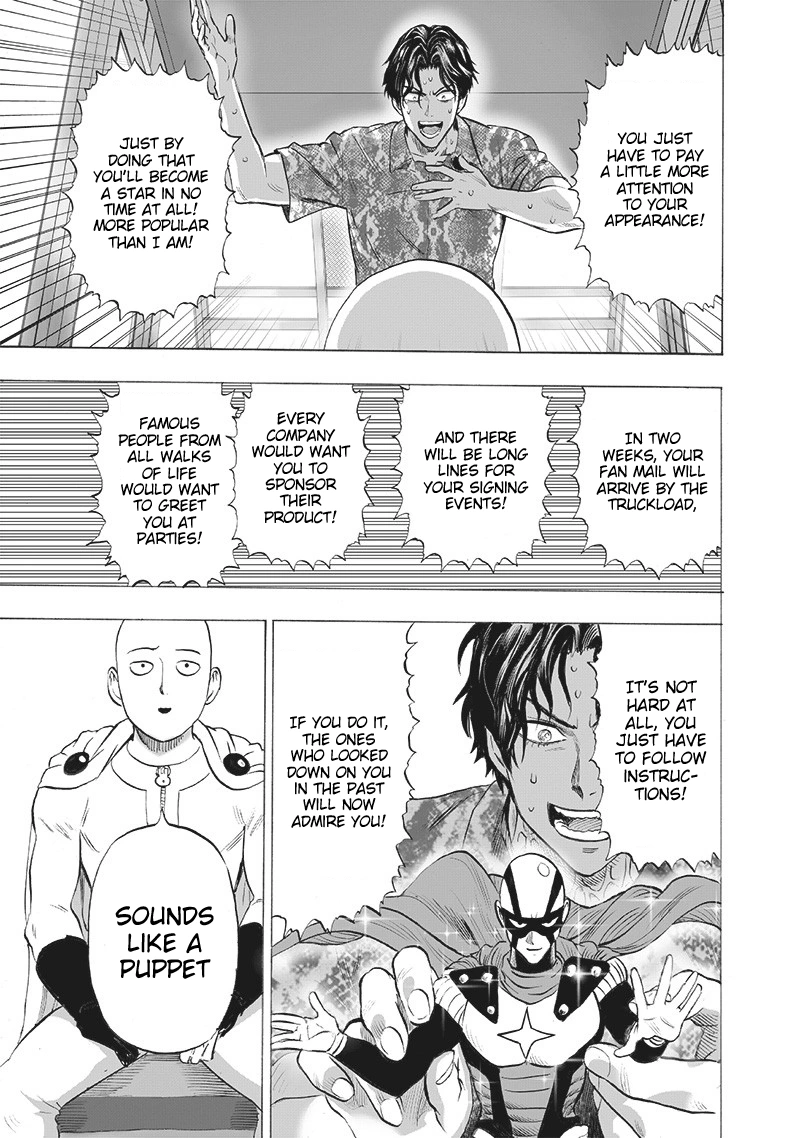 One Punch Man Manga Chapter 212 page 8 - We're All Human After All scene