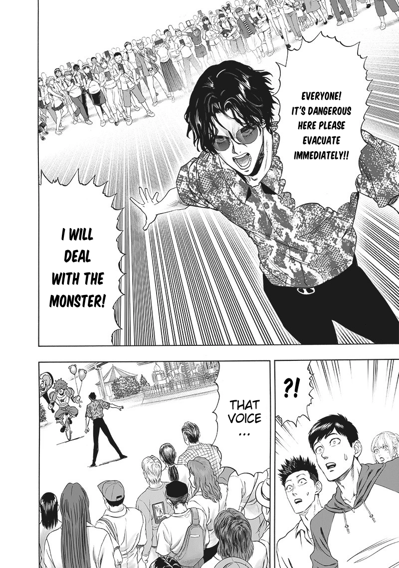 One Punch Man Manga Chapter 213 page 13 - Public Eye scene