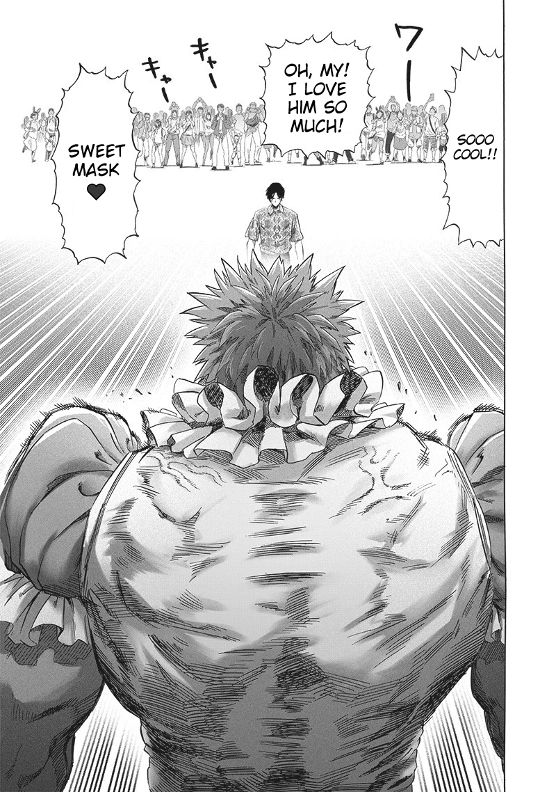 One Punch Man Manga Chapter 213 page 16 - Public Eye scene