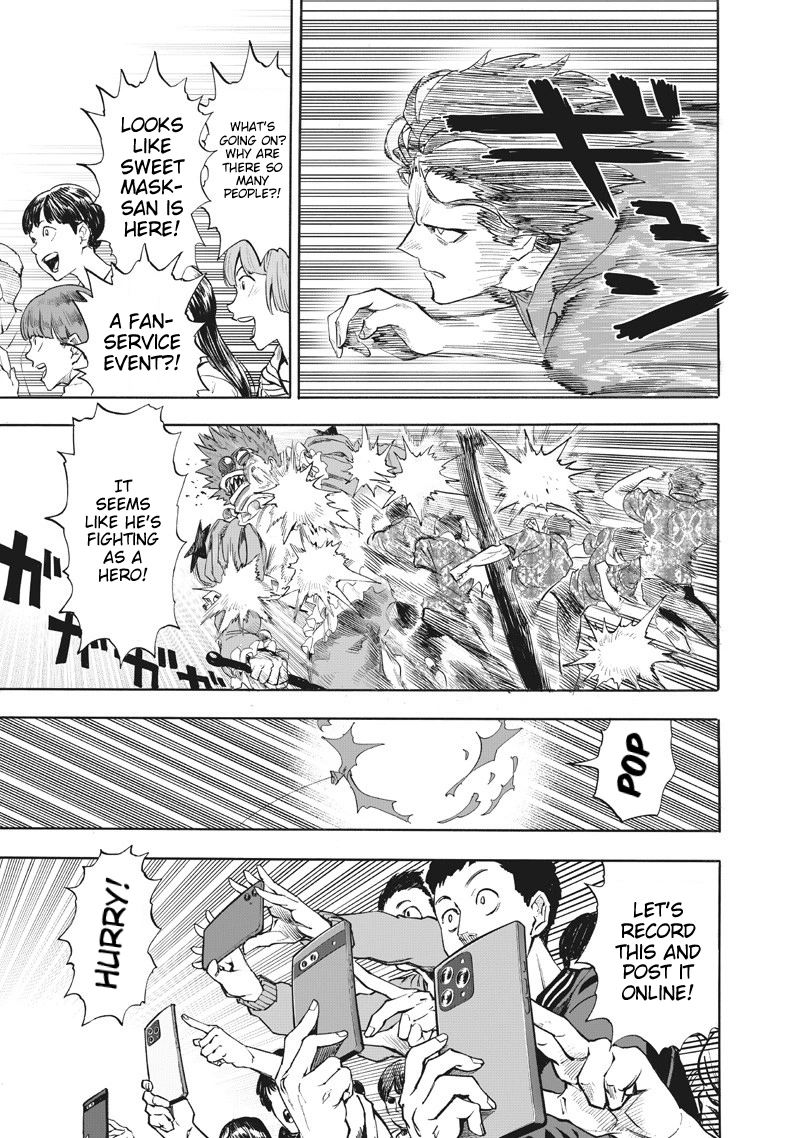 One Punch Man Manga Chapter 214 page 14 - Fanatics scene