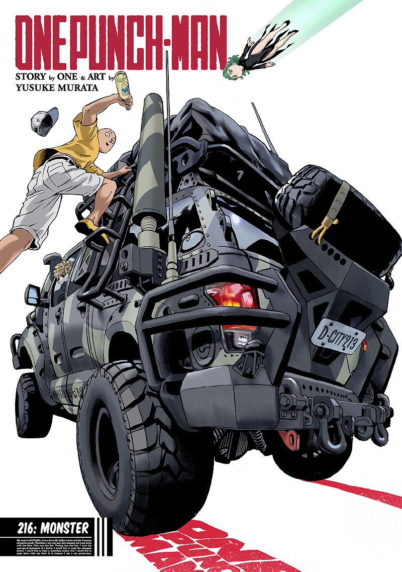 One Punch Man Manga Chapter 216 page 1 - Monster scene