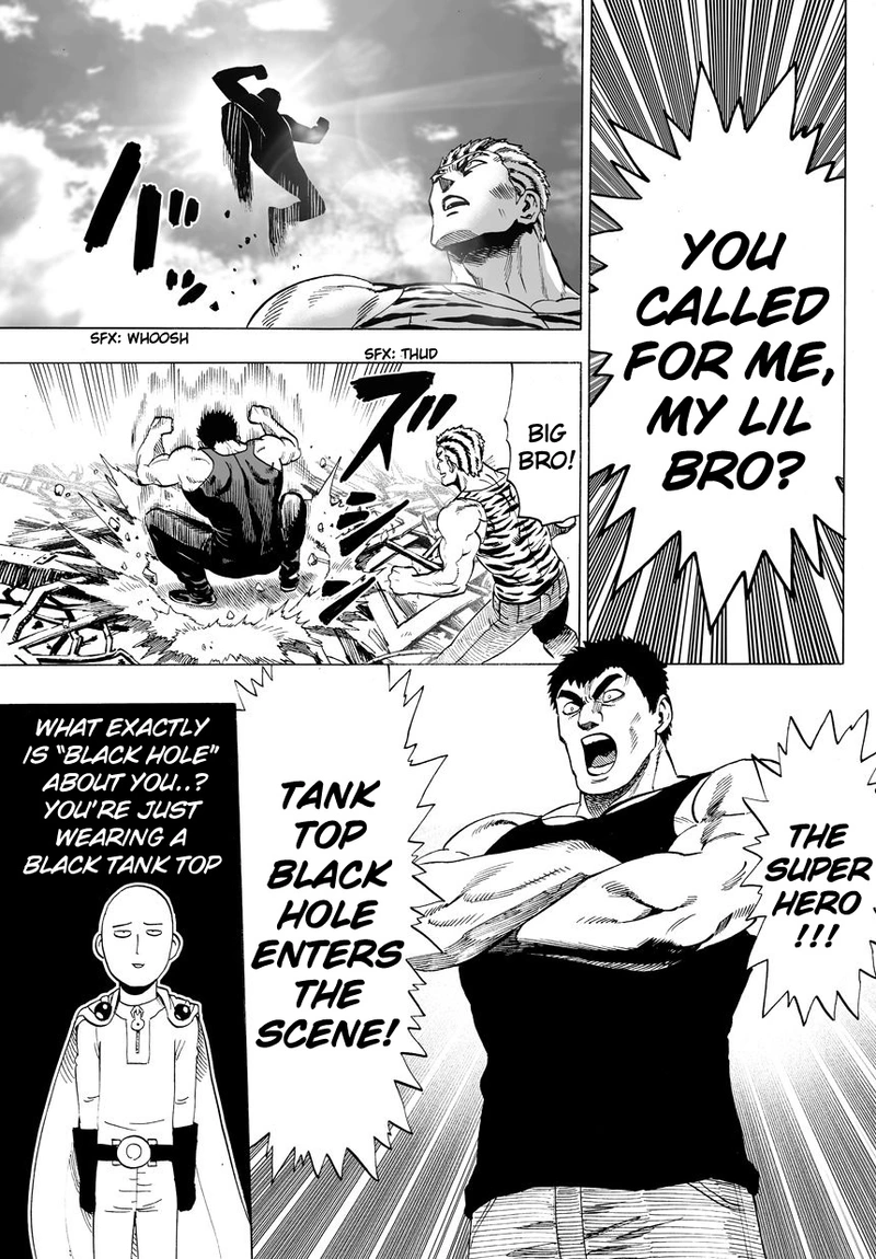 One Punch Man Manga Chapter 22 page 13 - Voices scene