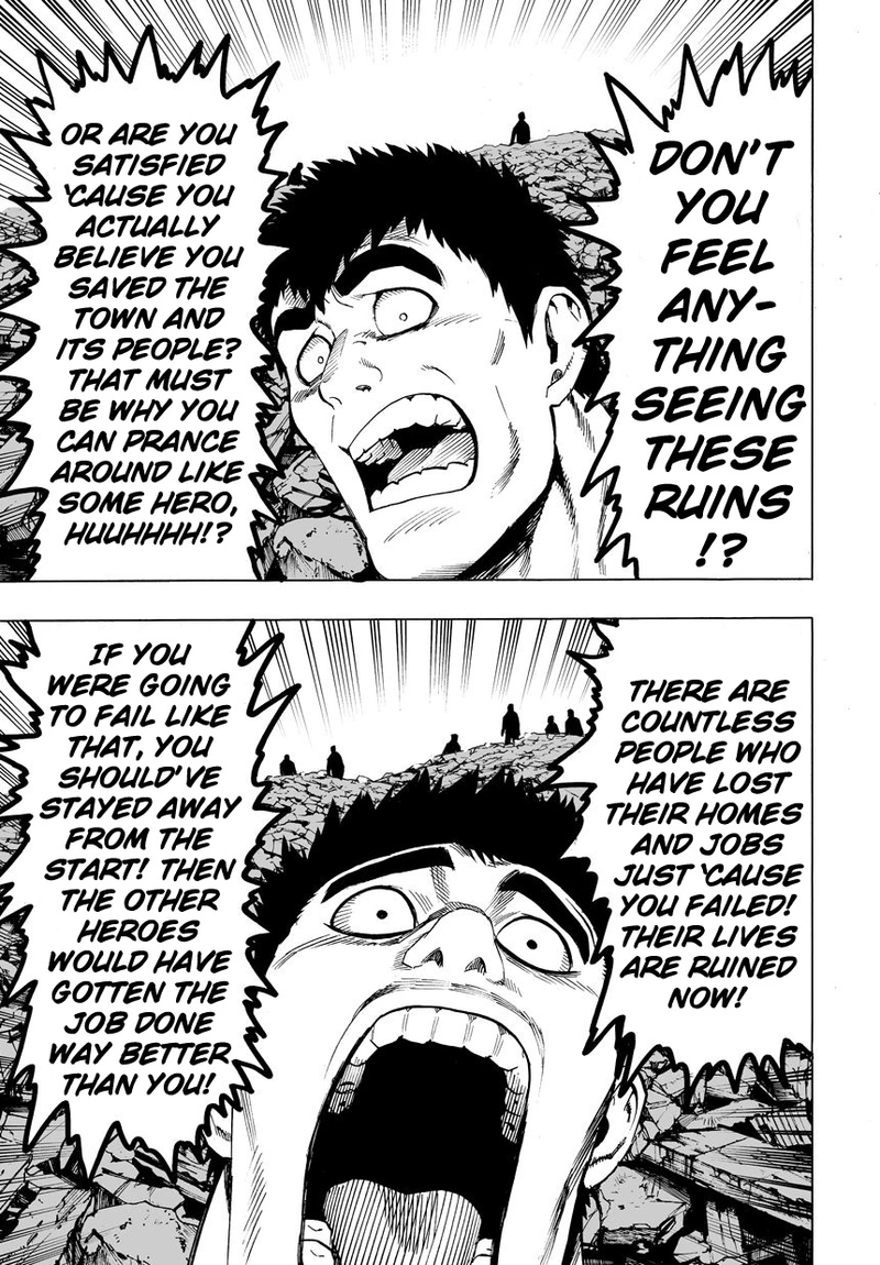 One Punch Man Manga Chapter 22 page 18 - Voices scene