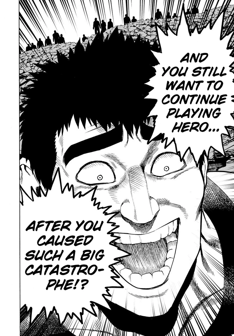 One Punch Man Manga Chapter 22 page 19 - Voices scene