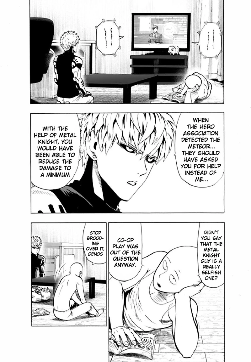 One Punch Man Manga Chapter 22 page 2 - Voices scene