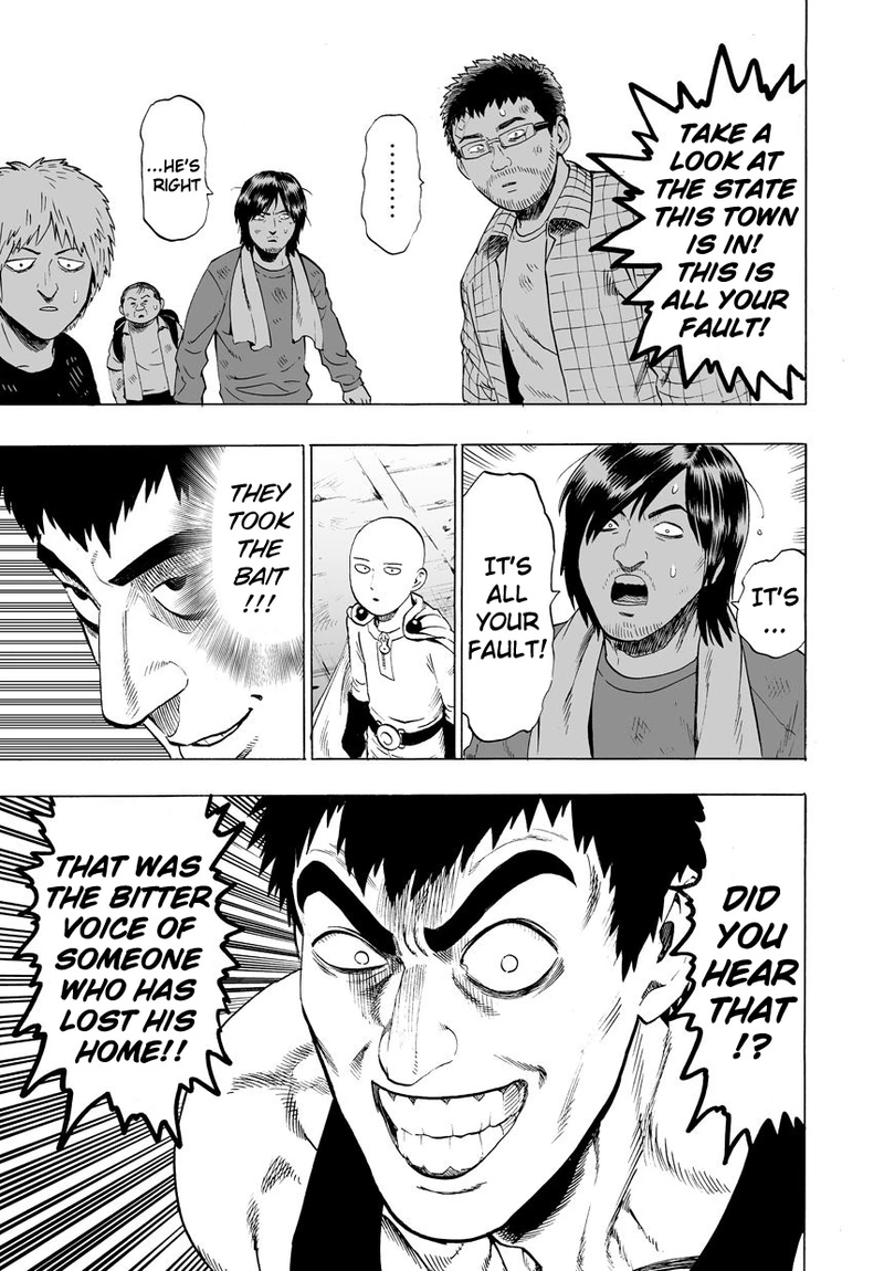 One Punch Man Manga Chapter 22 page 20 - Voices scene