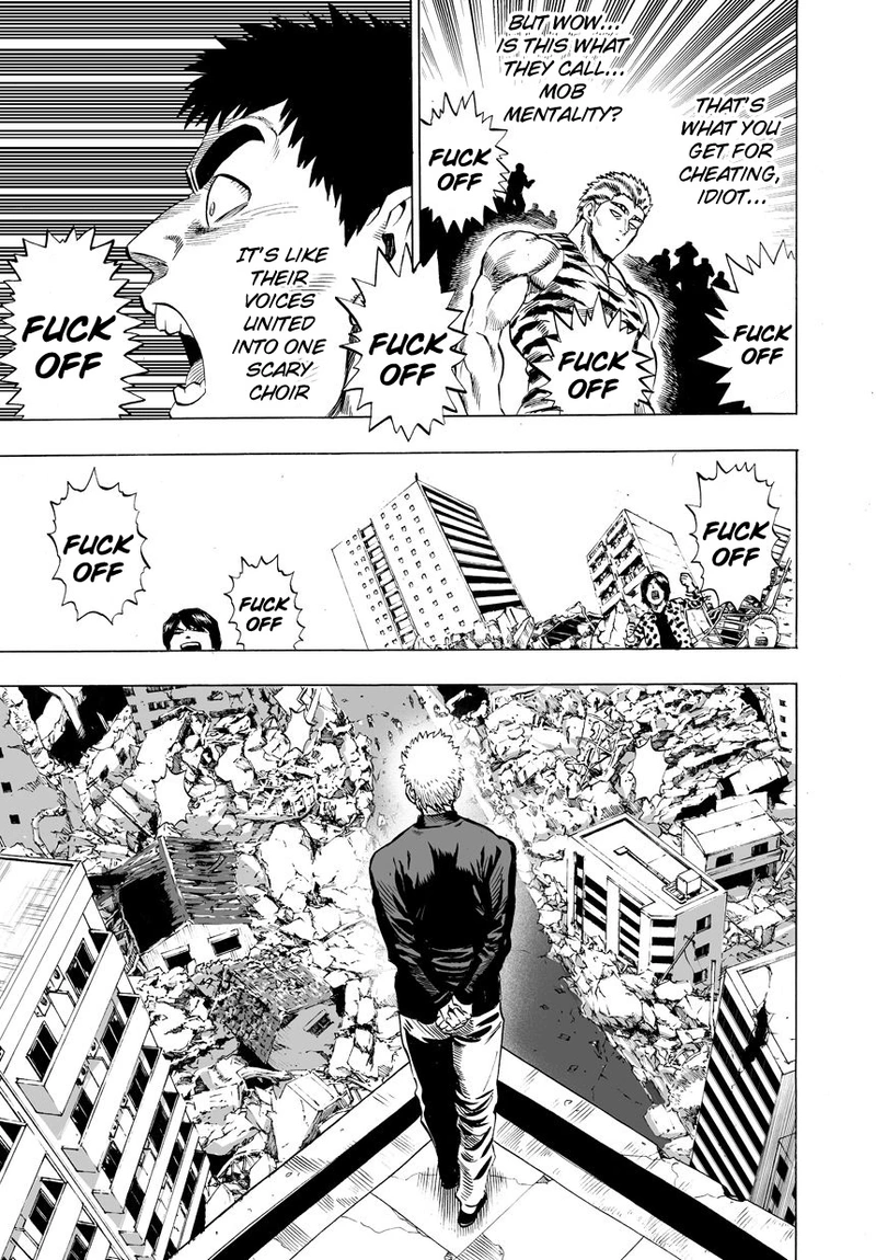 One Punch Man Manga Chapter 22 page 24 - Voices scene