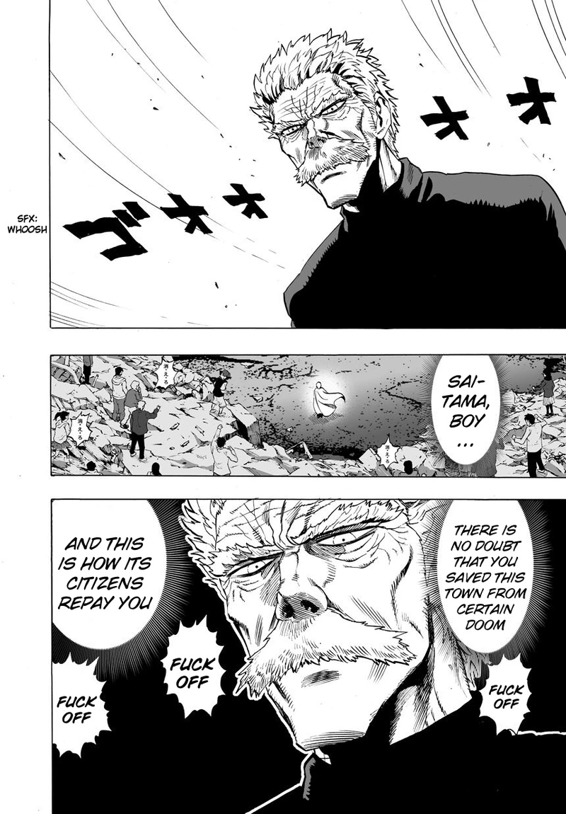 One Punch Man Manga Chapter 22 page 25 - Voices scene