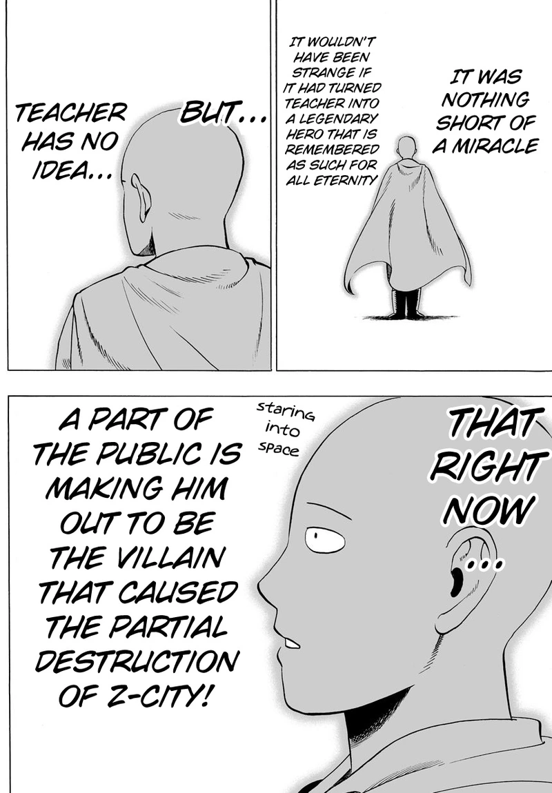 One Punch Man Manga Chapter 22 page 4 - Voices scene