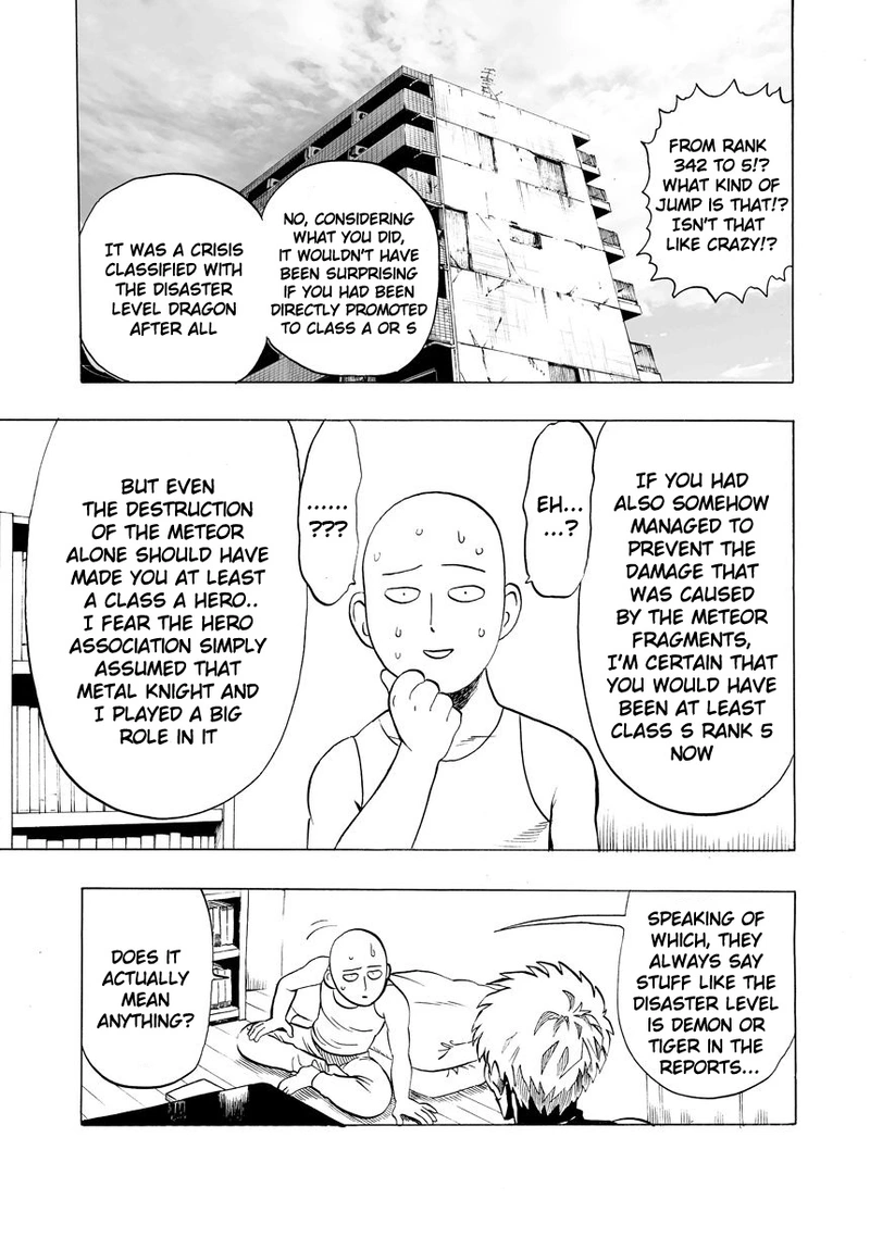 One Punch Man Manga Chapter 22 page 7 - Voices scene