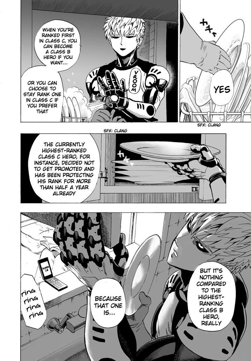 One Punch Man Manga Chapter 23 page 14 - Threat from the Sea scene