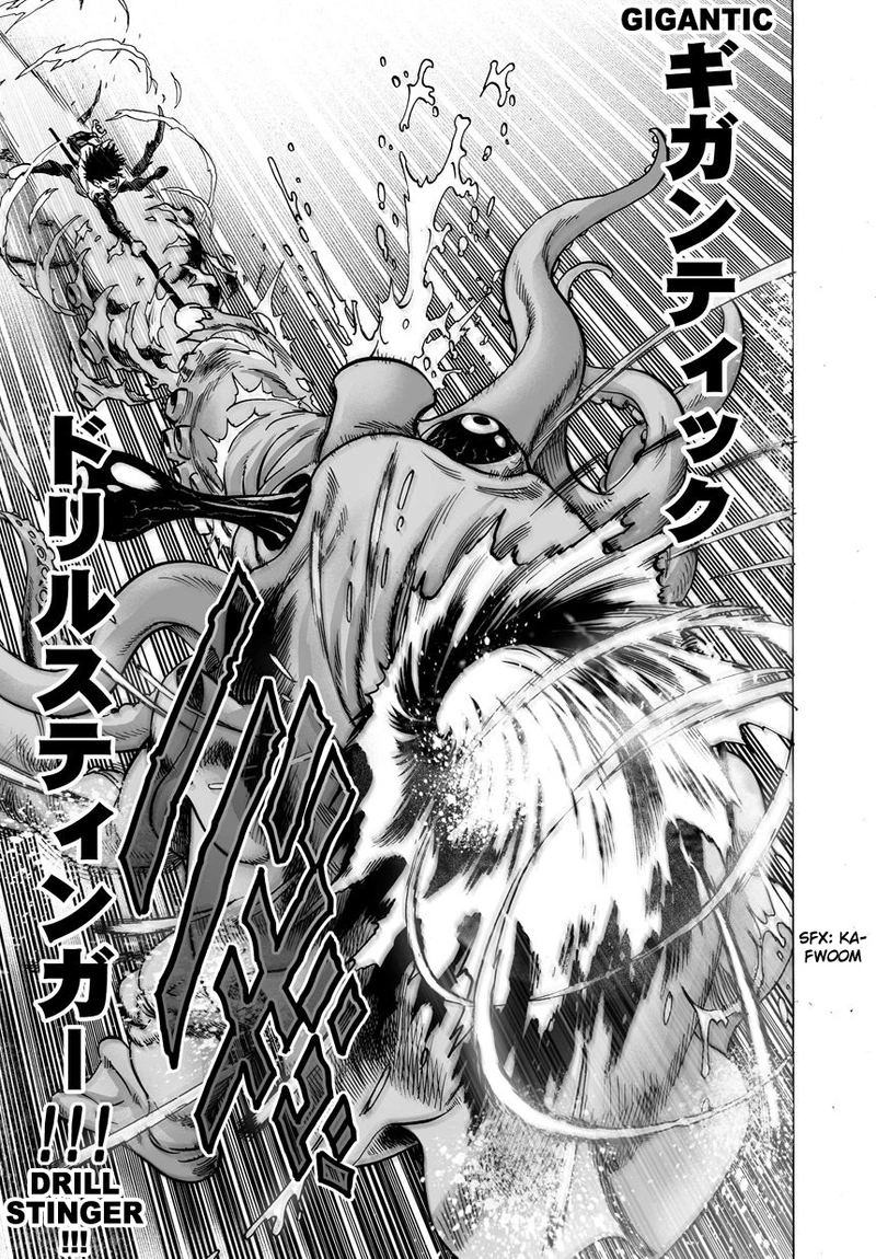 One Punch Man Manga Chapter 23 page 21 - Threat from the Sea scene