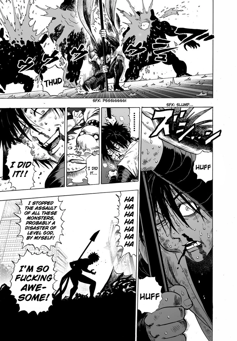 One Punch Man Manga Chapter 23 page 23 - Threat from the Sea scene