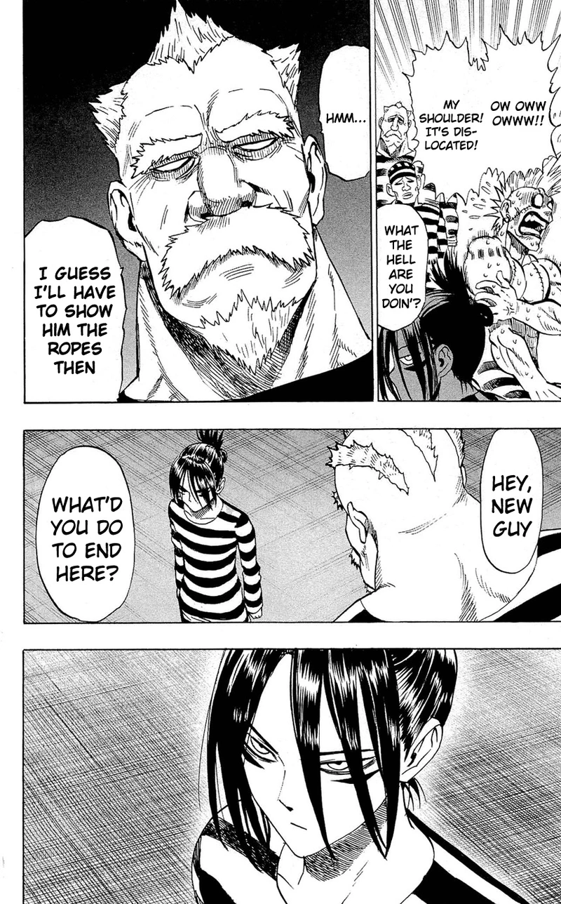 One Punch Man Manga Chapter 24.5 page 10 - Prison | Volume 4 Extras scene