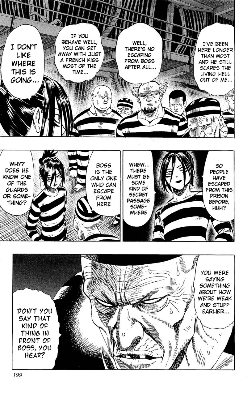 One Punch Man Manga Chapter 24.5 page 24 - Prison | Volume 4 Extras scene