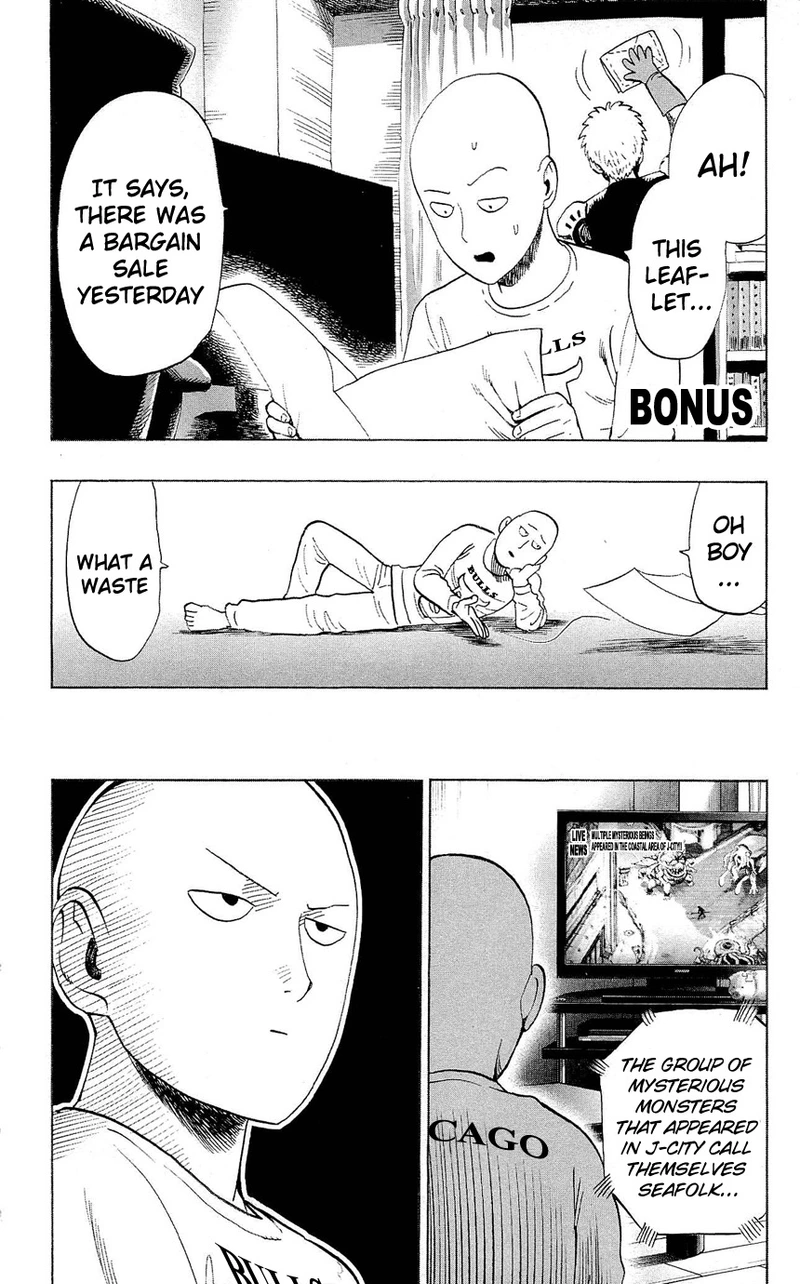 One Punch Man Manga Chapter 24.5 page 30 - Prison | Volume 4 Extras scene