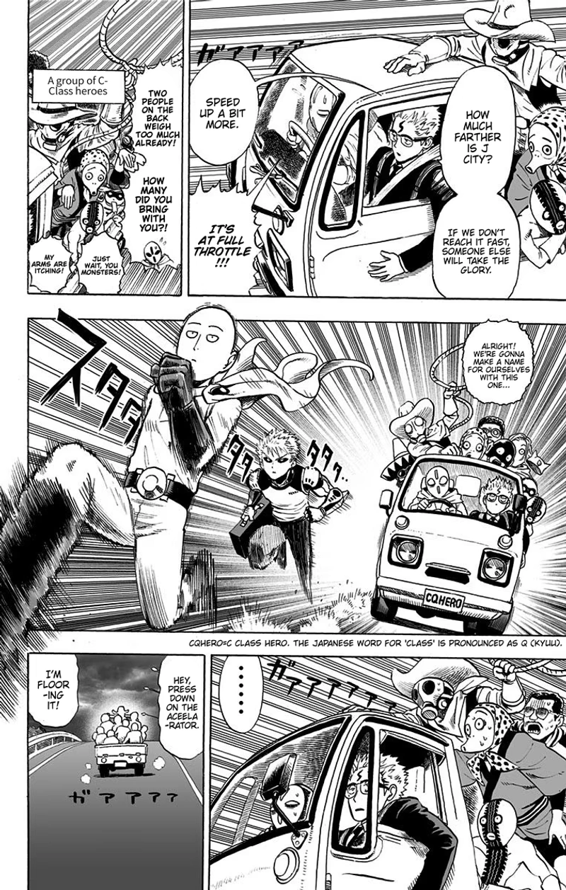 One Punch Man Manga Chapter 24.5 page 35 - Prison | Volume 4 Extras scene