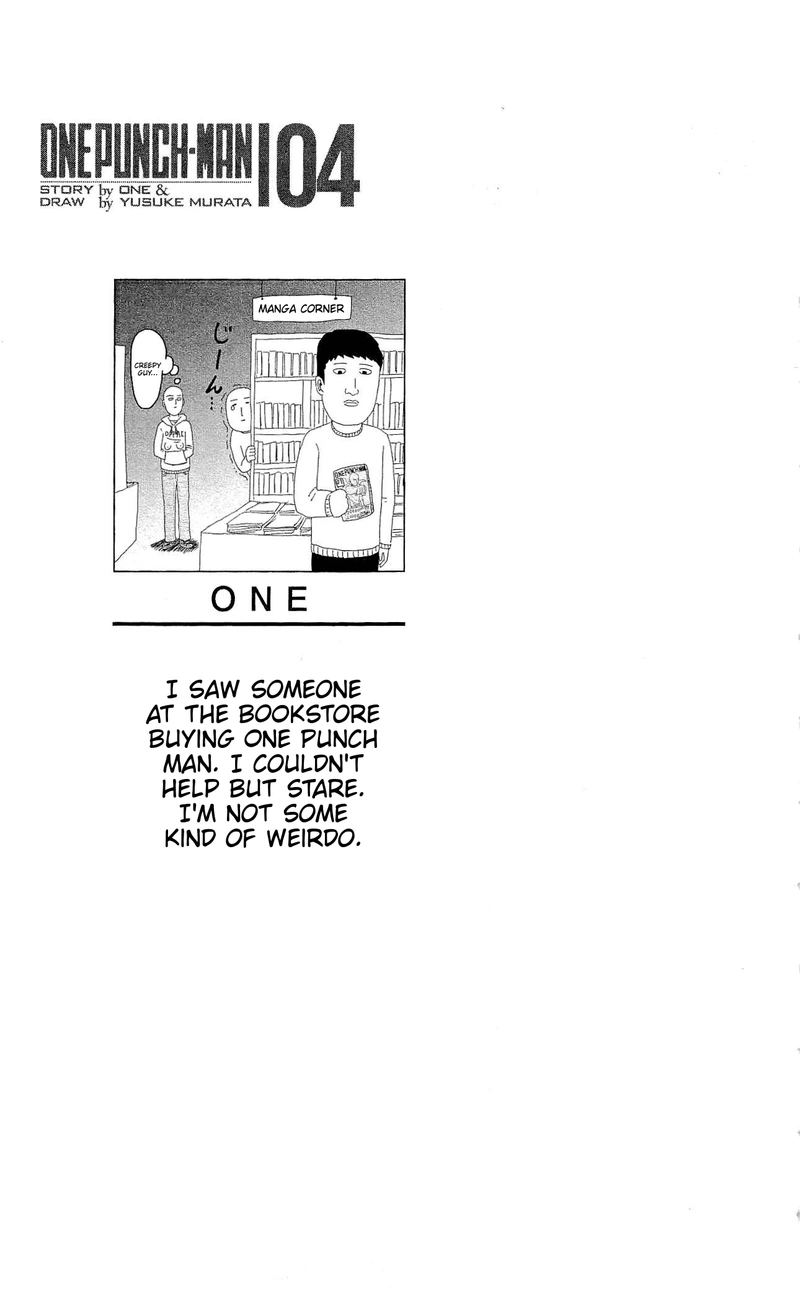 One Punch Man Manga Chapter 24.5 page 37 - Prison | Volume 4 Extras scene