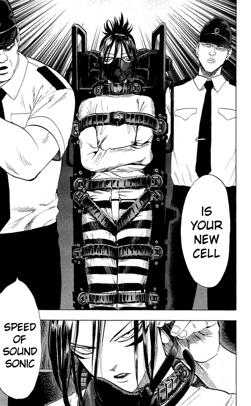 One Punch Man Manga Chapter 24.5 page 5 - Prison | Volume 4 Extras scene