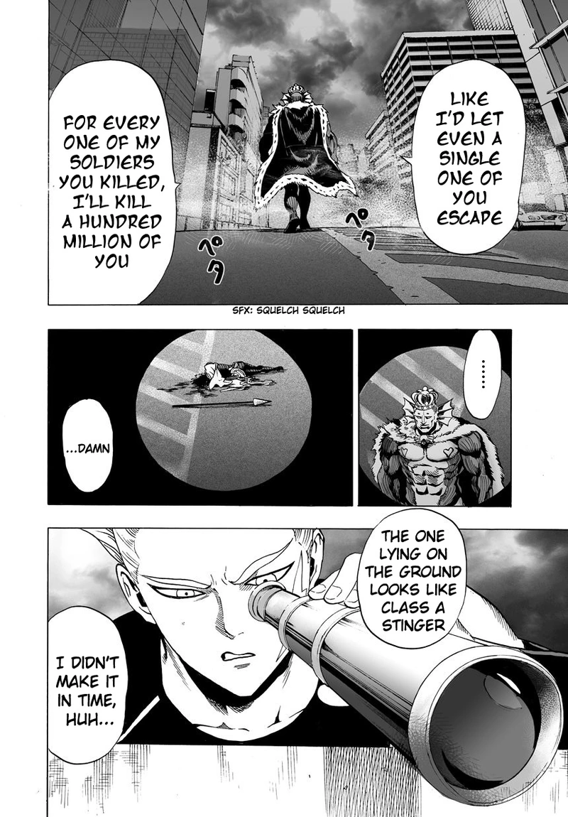 One Punch Man Manga Chapter 24 page 4 - Deep Sea King scene