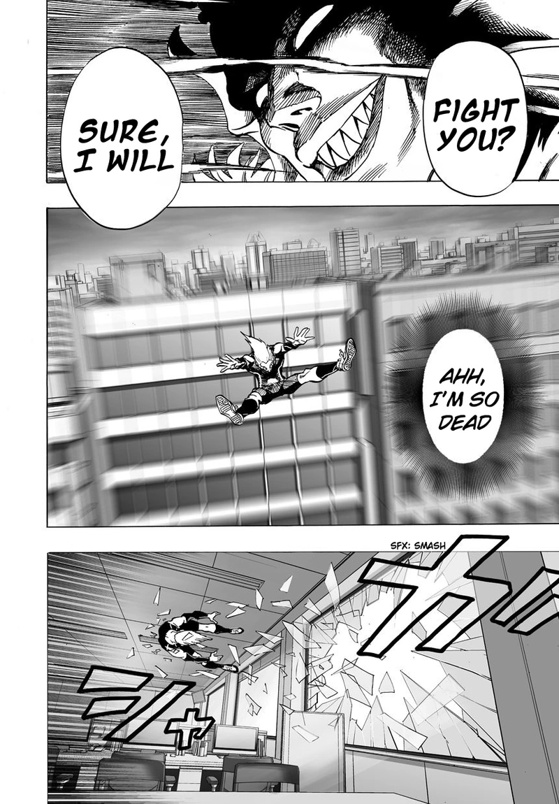 One Punch Man Manga Chapter 24 page 9 - Deep Sea King scene