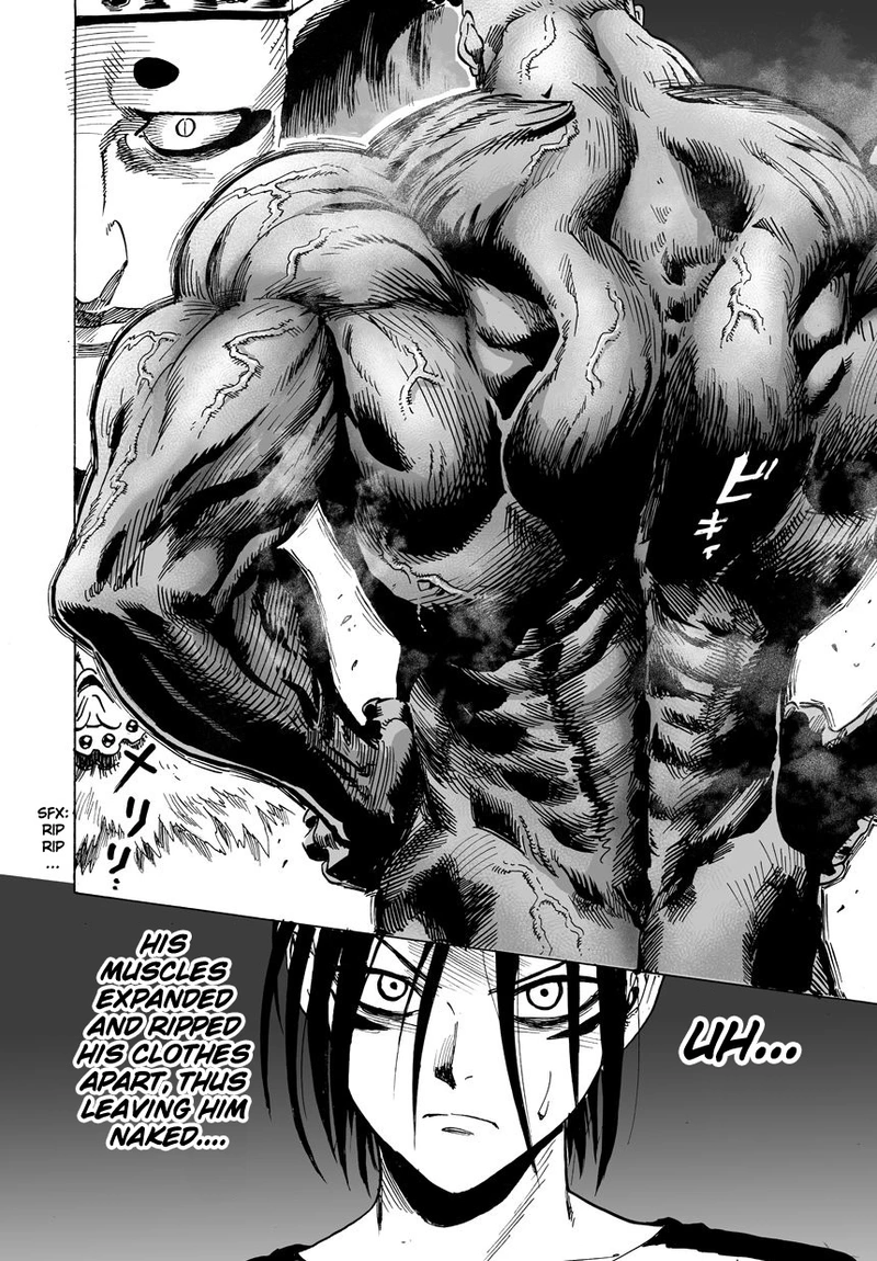 One Punch Man Manga Chapter 25 page 14 - Deep Sea King 2 scene