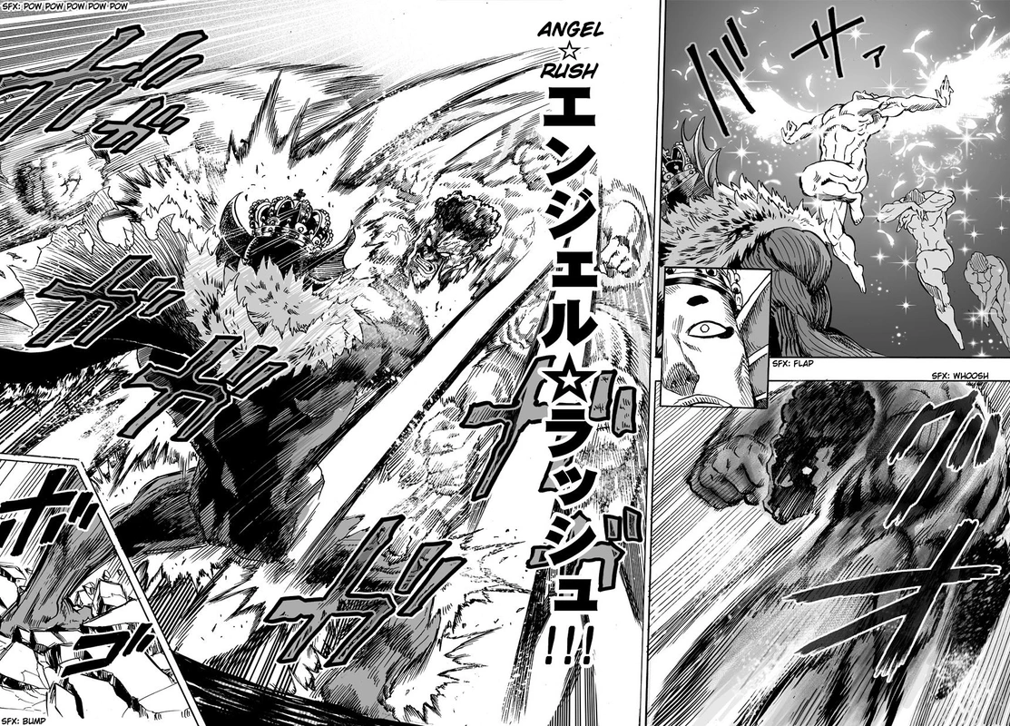 One Punch Man Manga Chapter 25 page 16 - Deep Sea King 2 scene