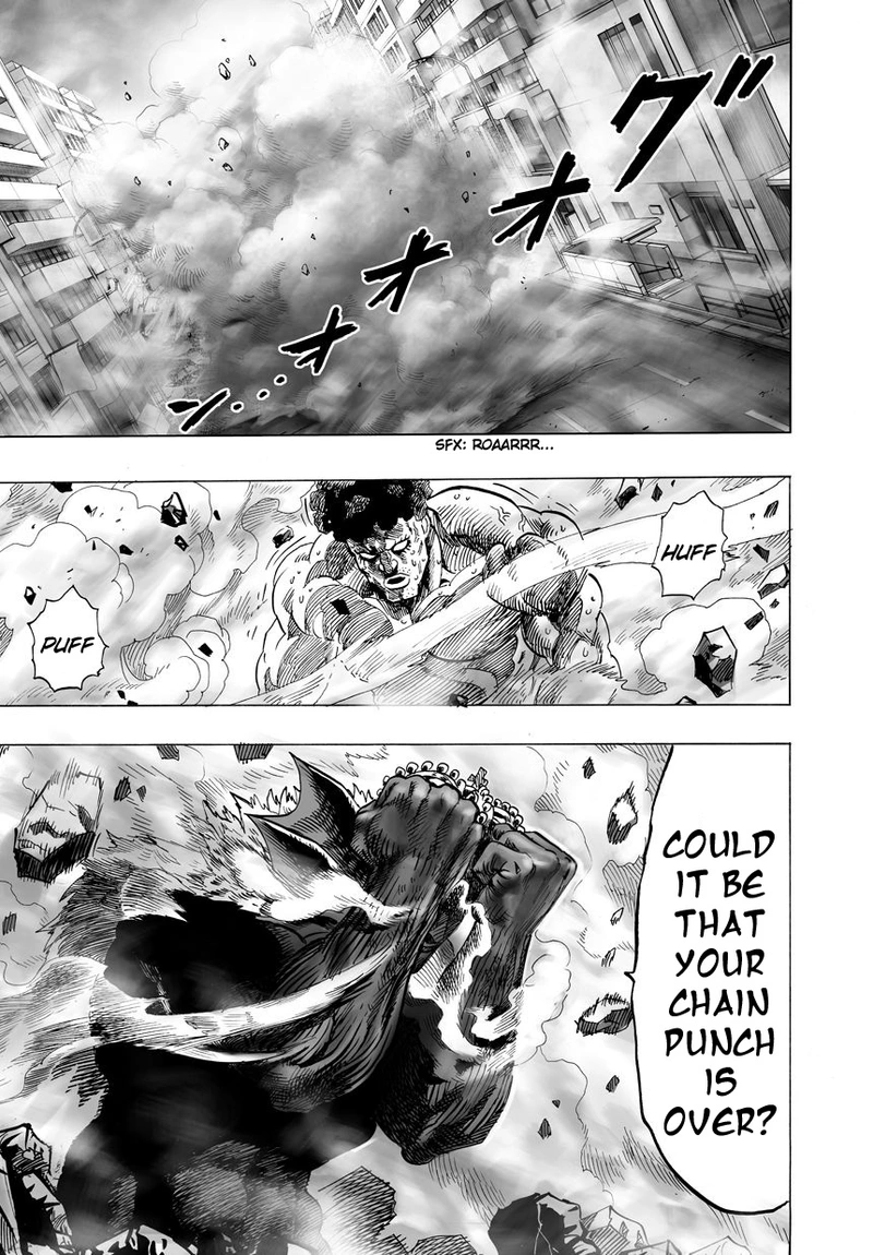 One Punch Man Manga Chapter 25 page 18 - Deep Sea King 2 scene