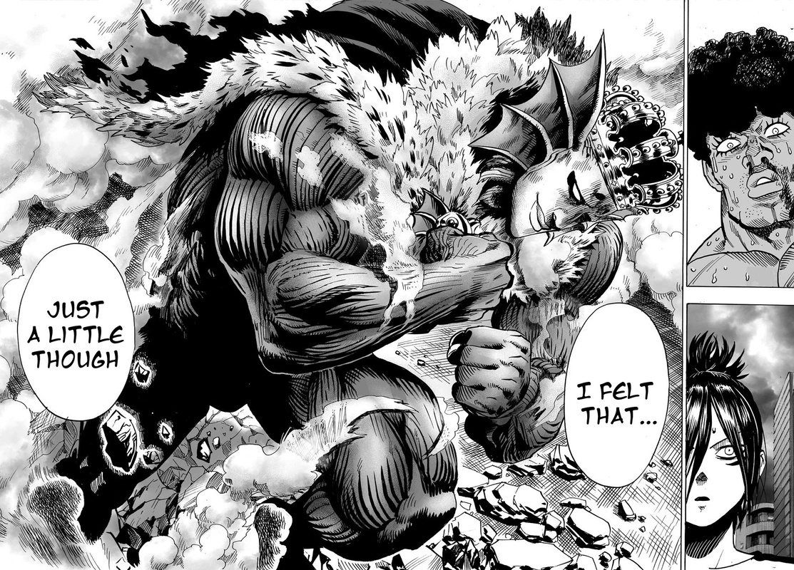 One Punch Man Manga Chapter 25 page 19 - Deep Sea King 2 scene