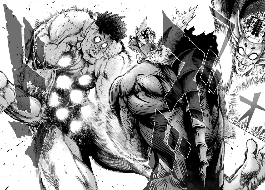 One Punch Man Manga Chapter 25 page 22 - Deep Sea King 2 scene