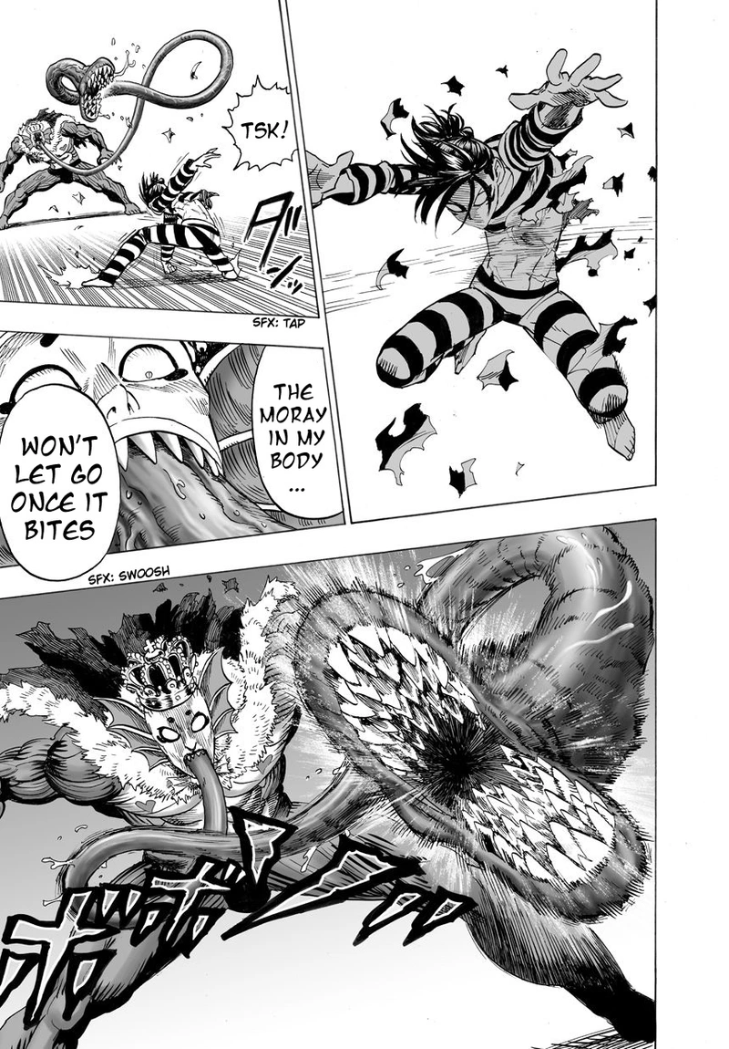 One Punch Man Manga Chapter 25 page 31 - Deep Sea King 2 scene