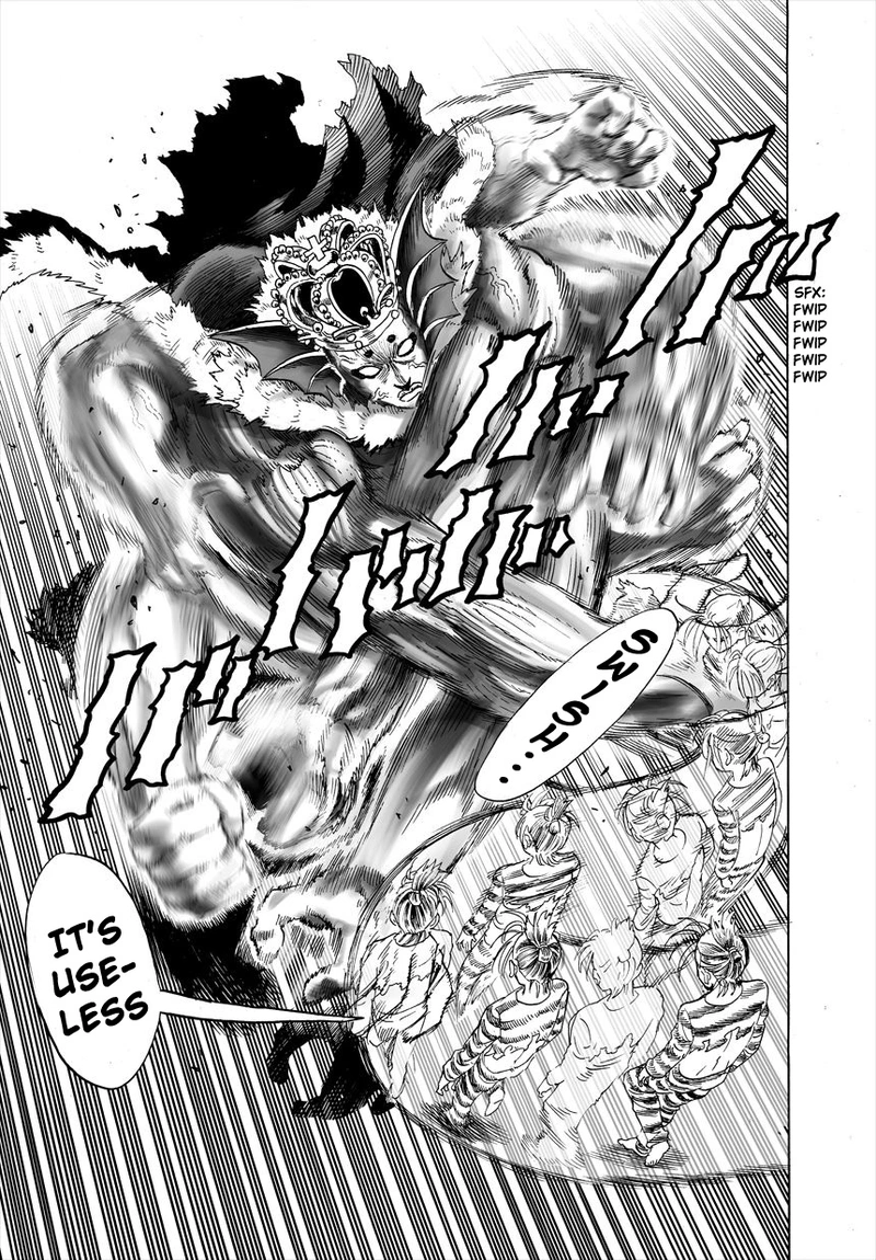 One Punch Man Manga Chapter 25 page 33 - Deep Sea King 2 scene