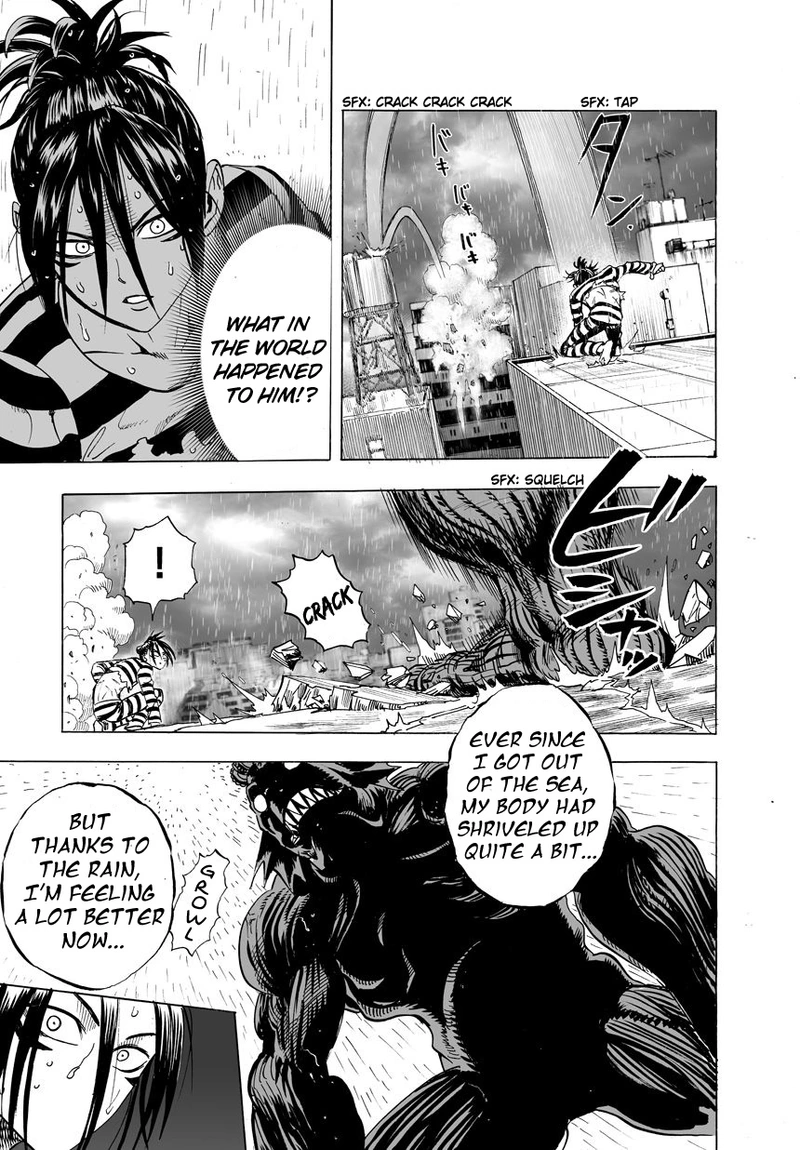 One Punch Man Manga Chapter 25 page 39 - Deep Sea King 2 scene