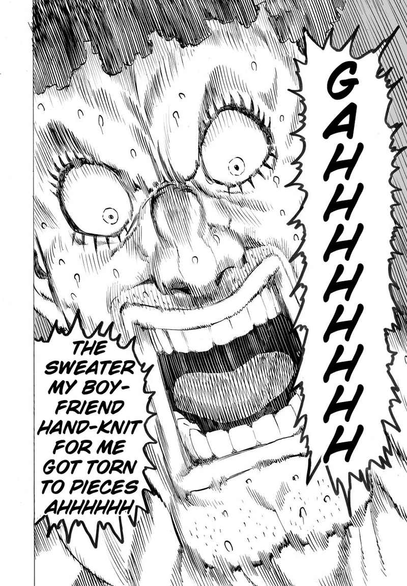 One Punch Man Manga Chapter 25 page 4 - Deep Sea King 2 scene