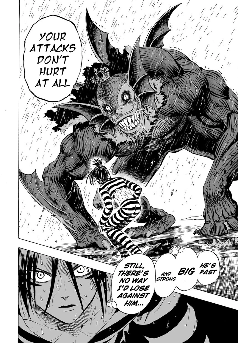 One Punch Man Manga Chapter 25 page 40 - Deep Sea King 2 scene