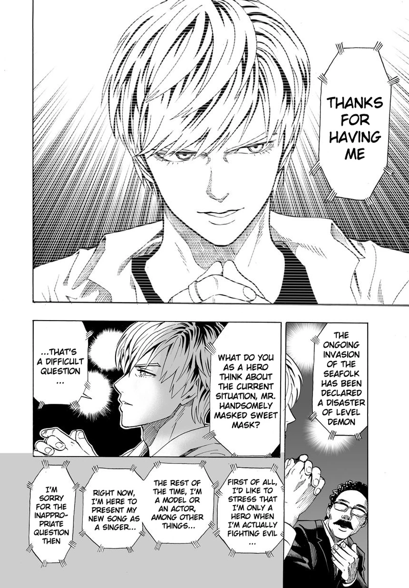 One Punch Man Manga Chapter 25 page 42 - Deep Sea King 2 scene