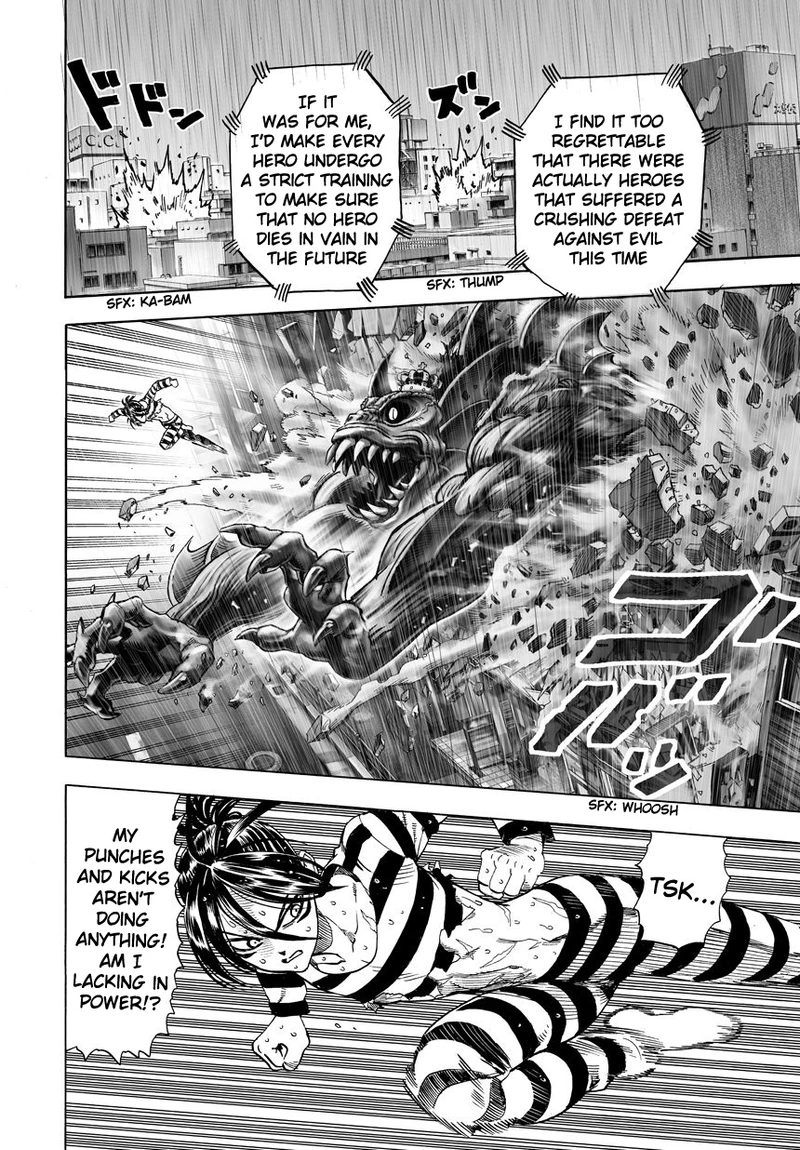 One Punch Man Manga Chapter 25 page 44 - Deep Sea King 2 scene