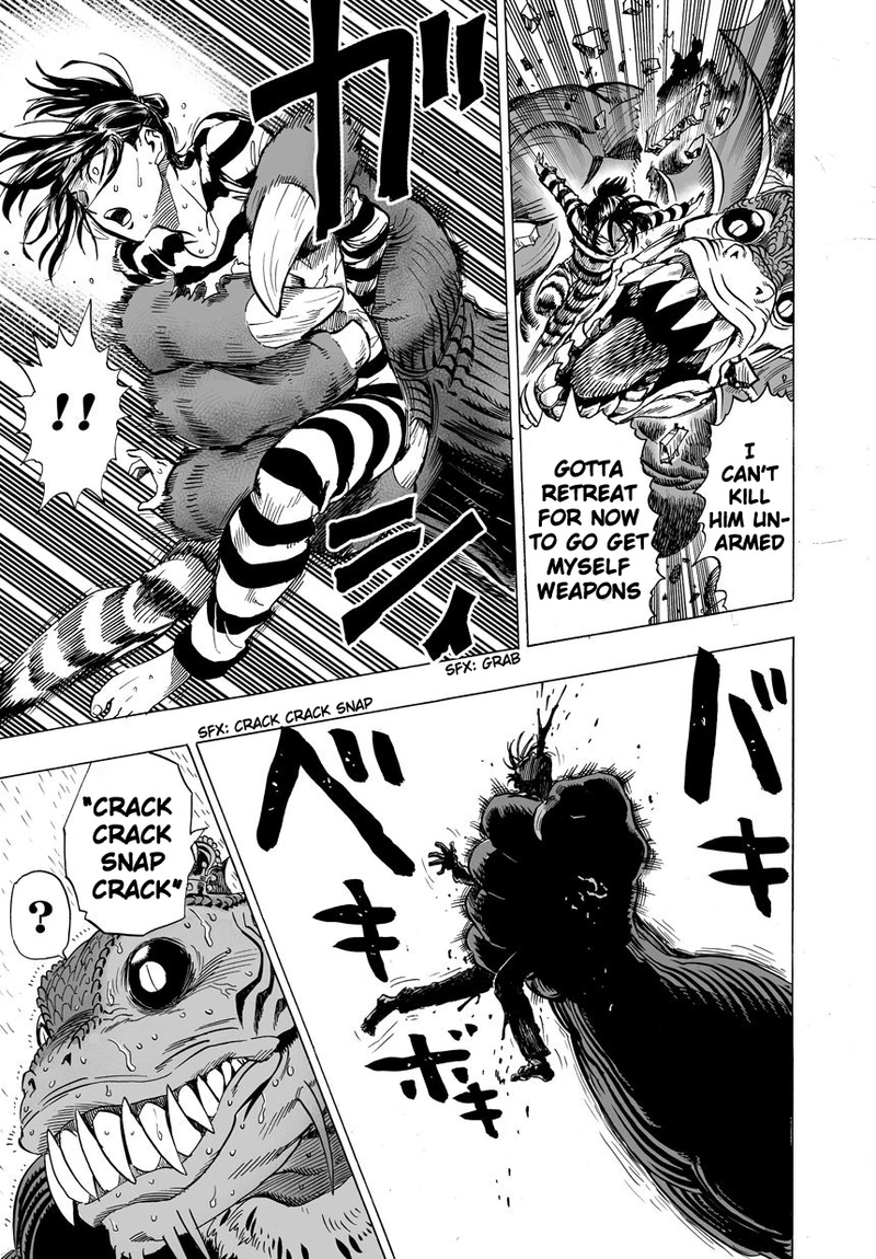 One Punch Man Manga Chapter 25 page 45 - Deep Sea King 2 scene