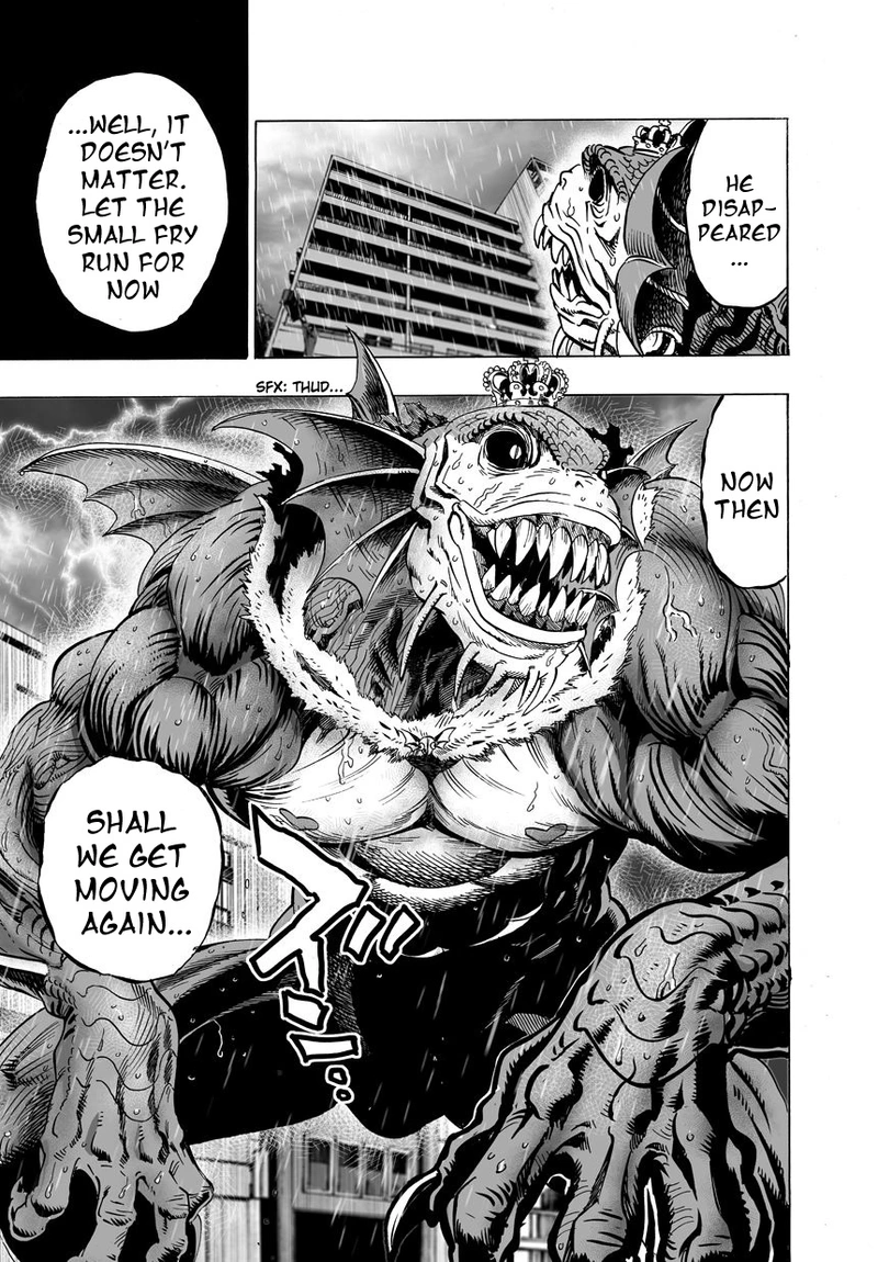 One Punch Man Manga Chapter 25 page 47 - Deep Sea King 2 scene
