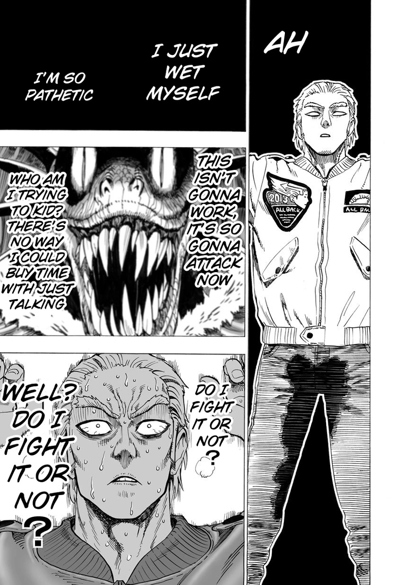One Punch Man Manga Chapter 25 page 57 - Deep Sea King 2 scene