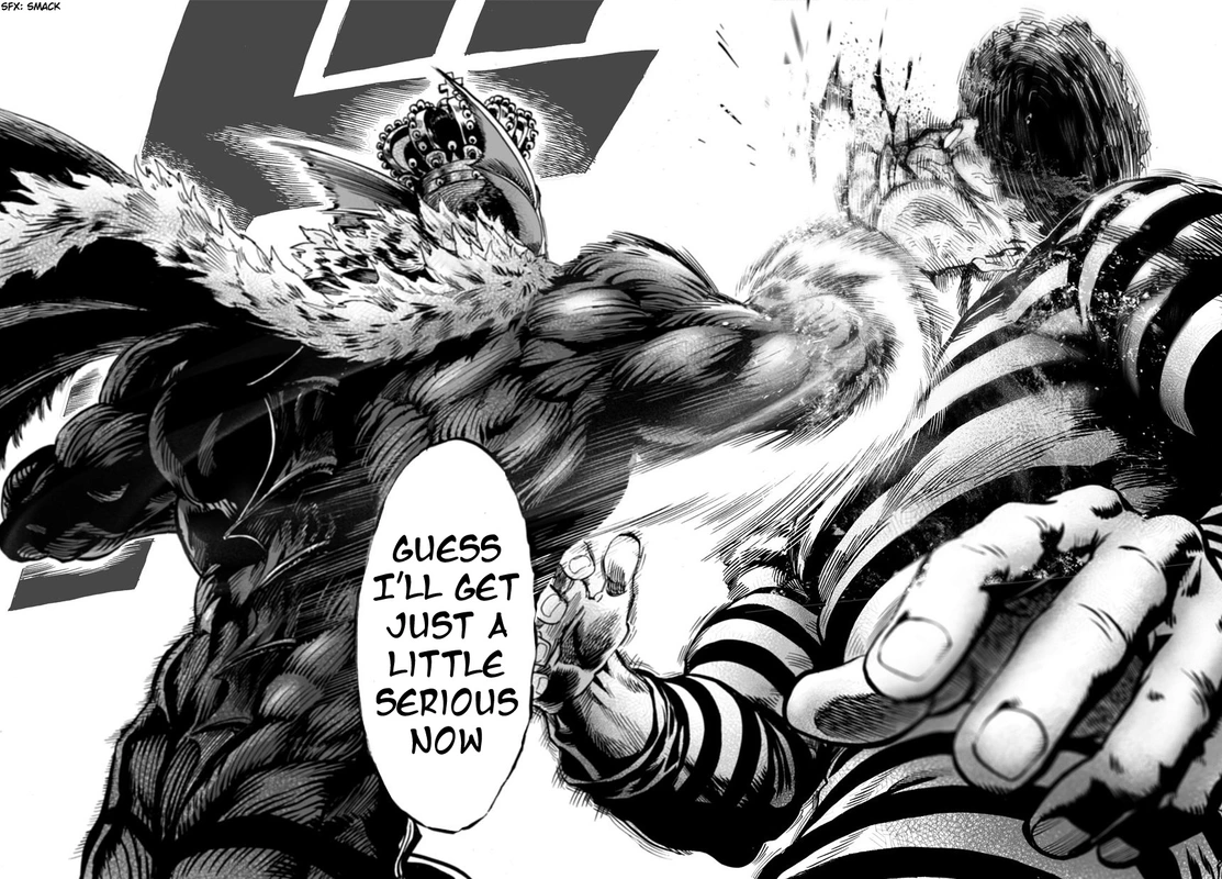 One Punch Man Manga Chapter 25 page 6 - Deep Sea King 2 scene